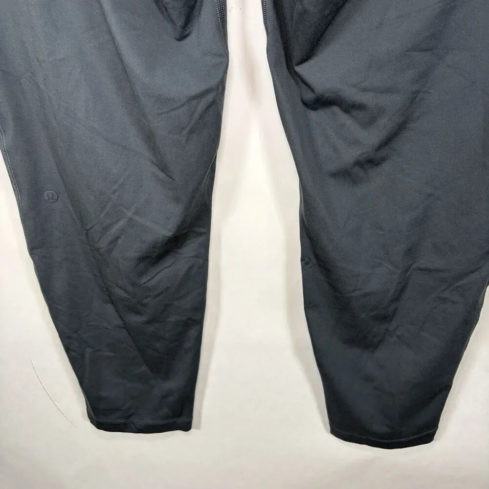 Lululemon Jogger Track Pants Mens Size XL Gray 34x29 Drawstring Pockets Training